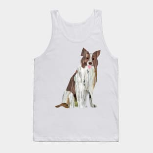 Dog (border collie) Tank Top